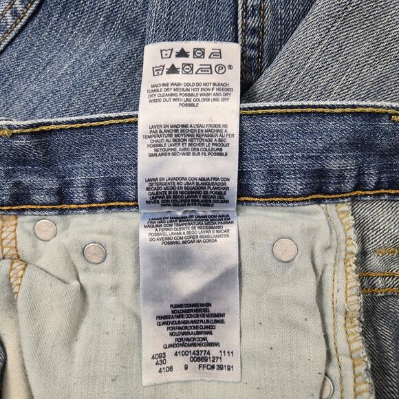 Levi's Men's Jeans 569 Loose Straight Well Worn 100% Cotton made in Mexico sz 32 - Picture 16 of 16